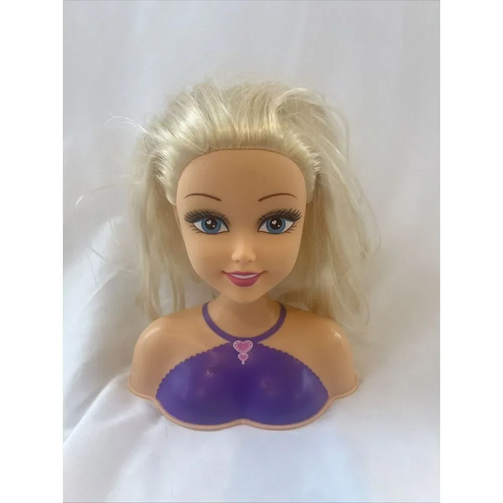 Dollar General 21016901c20 styling Head Hair‎ Blonde Girl Doll Toy